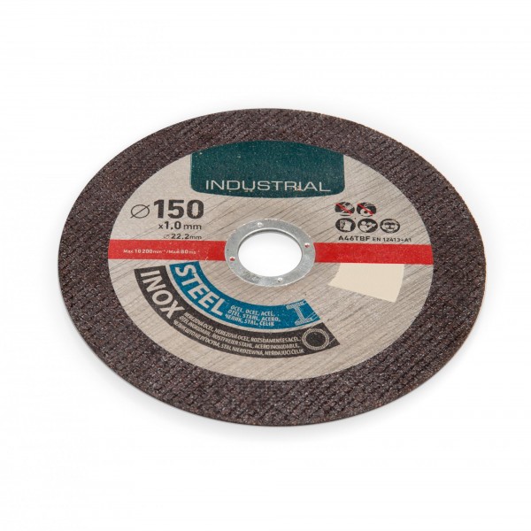 150 mm Trennscheibe für Stahl / Edelstahl - 1 mm Dicke