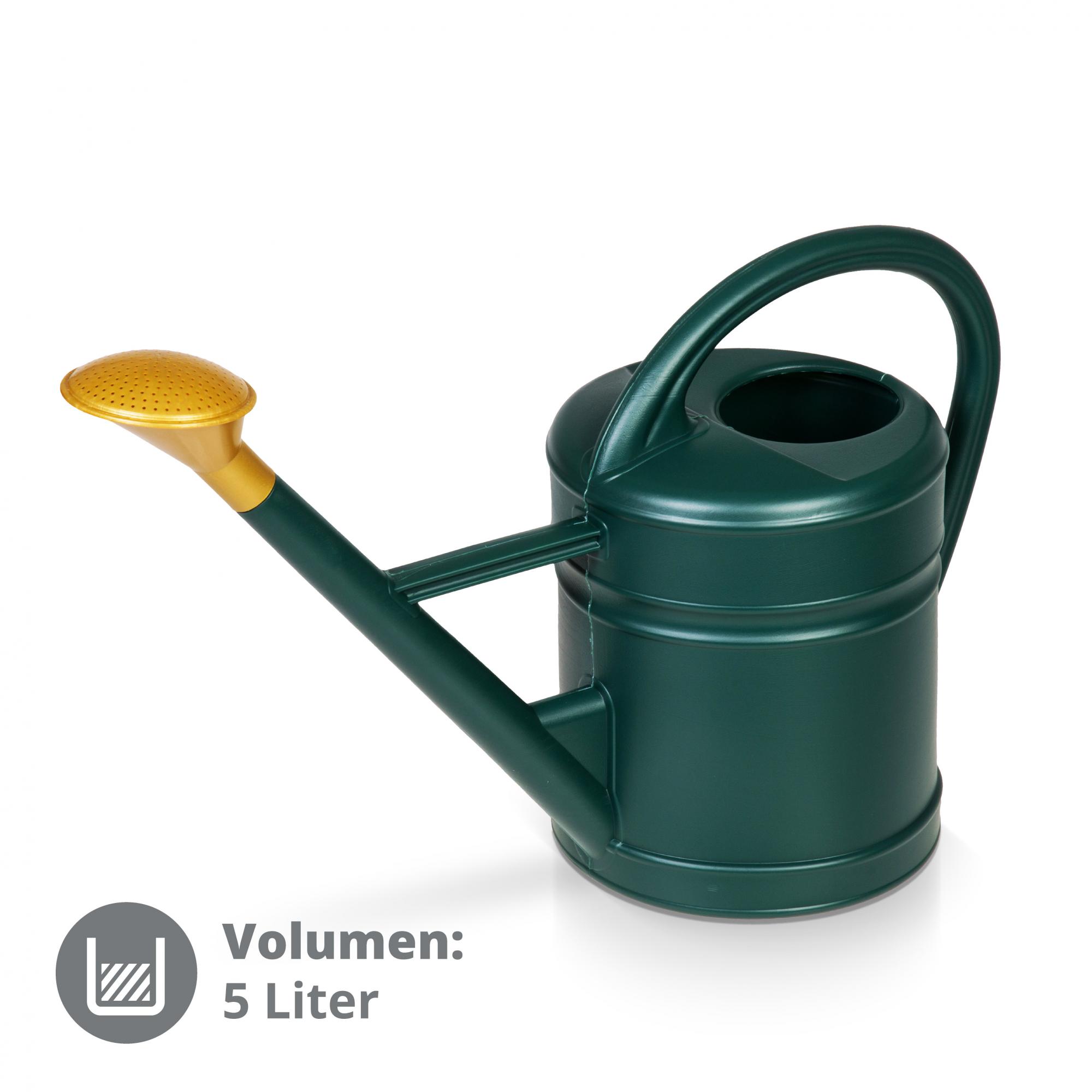 Gartengießkanne Antiqua 5 Liter grün Gießkannen Bewässerung