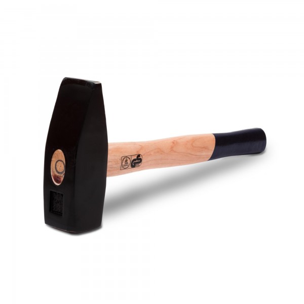 2000 g Schlosserhammer mit Holzstiel - 40 cm Länge