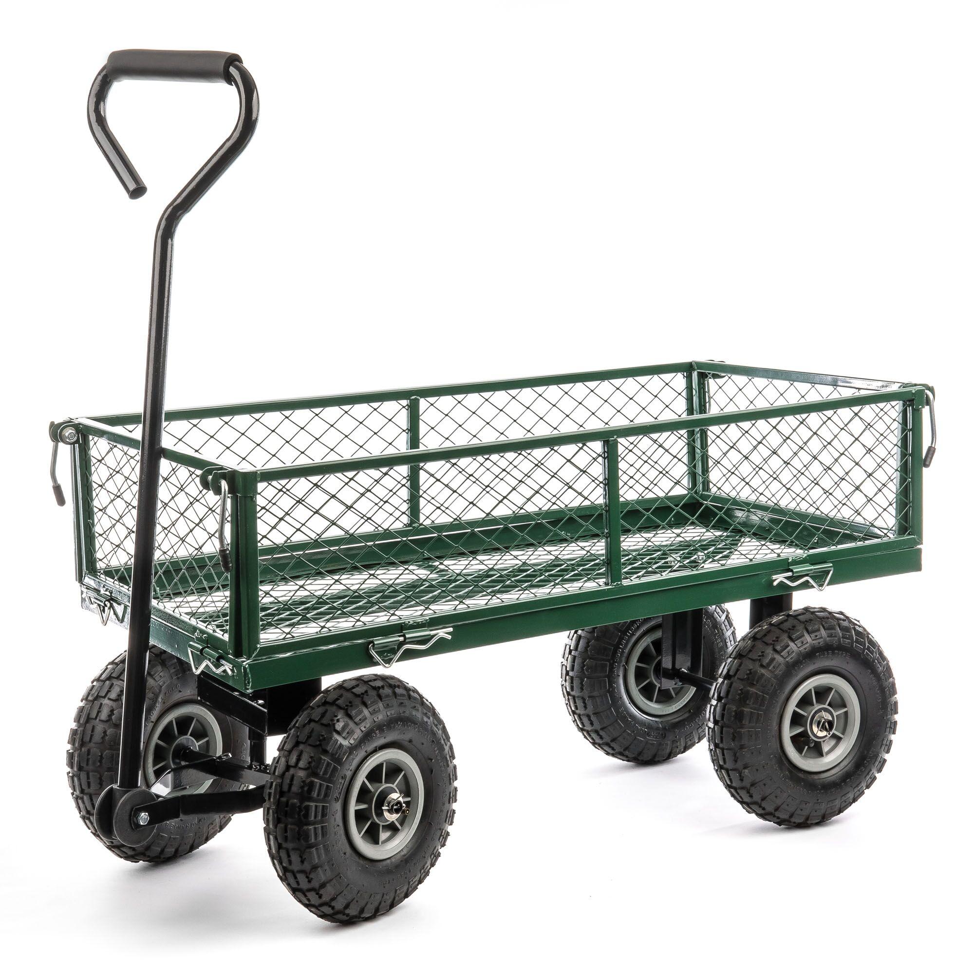 Berlan Metall Bollerwagen maximal 300 kg Seitenteile abnehmbar
