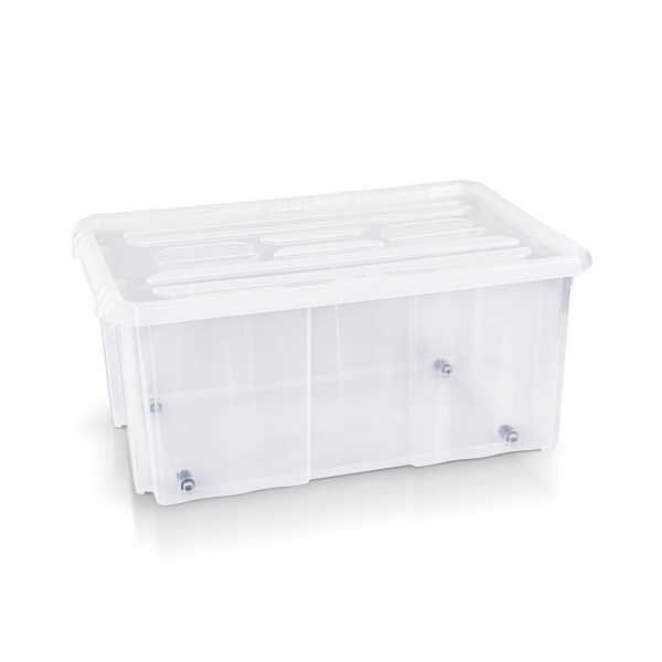 Aufbewahrungsbox + Deckel 60 x 40 x 26.5 cm transparent