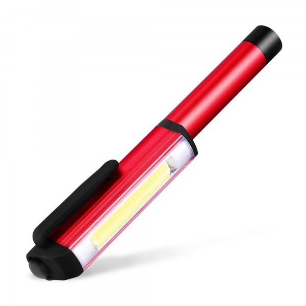 3 Watt COB LED Stiftlampe + Magnetclip - 280 lm - bis 15 m