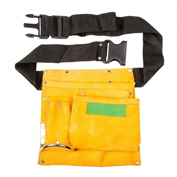 Gürteltasche 3 Fächer aus Leder - 215 x 225 mm