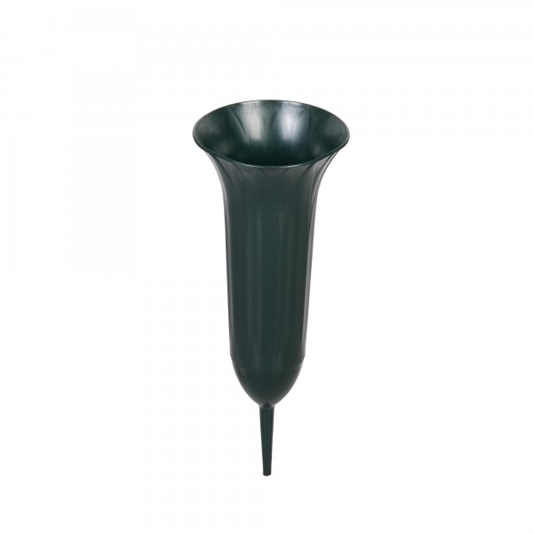 Grabvase 31 cm dunkelgrün