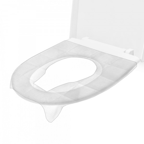 10 Stück Einweg Toilettensitze - je 43 x 35,5 cm