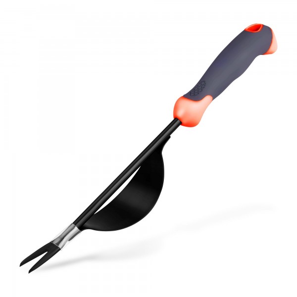 Unkrautstecher mit Stütze - 2 Zinken - 36 cm