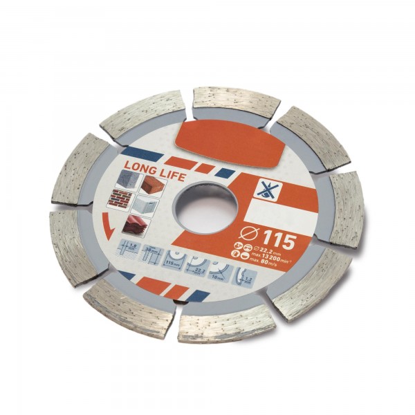 Diamant Trennscheibe SEGMENT PREMIUM - 115 mm