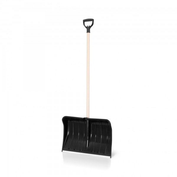 Schneeschieber 55 cm mit Holzstiel