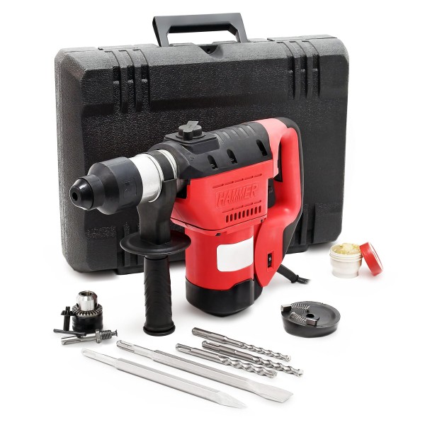 Bohrhammer 1500 W inkl. Bohrer und Meißel
