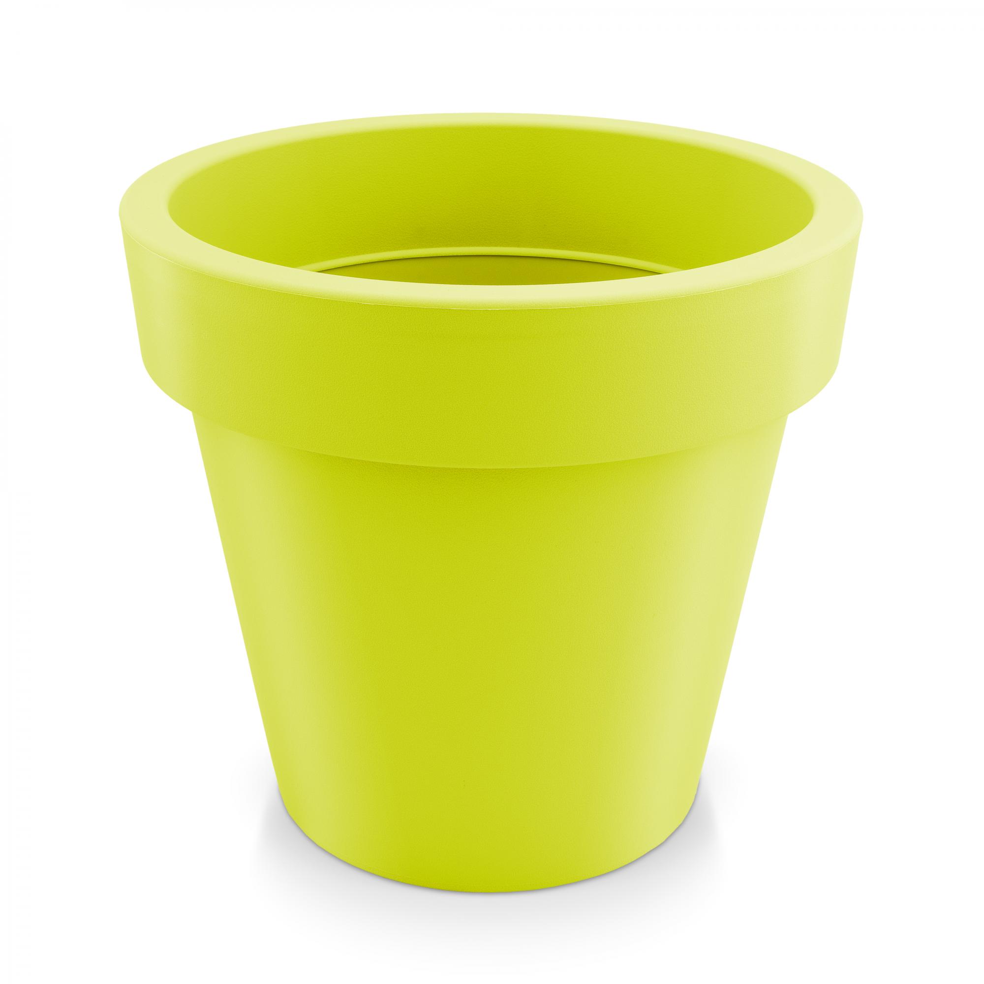 Kunststoff Blumentopf - mintgrün - Höhe 318 mm ...