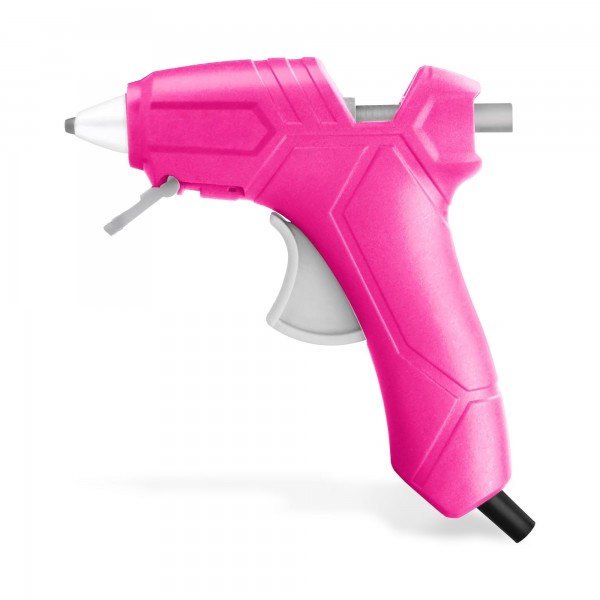 Damen Heißklebepistole rosa - 25 Watt - Ø 7,2 mm