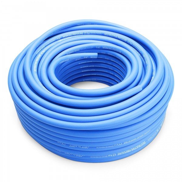 1/4" Gummi-Druckluftschlauch 50 m