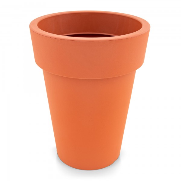 Kunststoff Blumentopf schmal terracotta - Höhe 396 mm